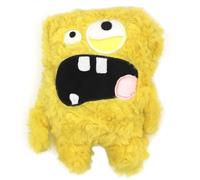 HUGEME Squeaky Dog Toy, Plush Stuffed Dog Toy Keep Them Busy Tug of War Dog Chew Toy for Small Medium Large Dogs (Yellow)