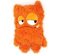 HUGEME Squeaky Dog Toy, Plush Stuffed Dog Toy Keep Them Busy Tug of War Dog Chew Toy for Small Medium Large Dogs (Orange)