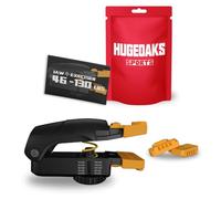 HUGEOAKS Resistance Adjustable Jaw Exerciser, 46-130 LBS, Jaw, Face and Neck Exerciser, Powerful Jawline Trainer for Beginners, Intermediate and Advanced Users - Slims and Trims the Face (2 Pack)