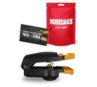 HUGEOAKS Resistance Adjustable Jaw Exerciser, 46-130 LBS, Jaw, Face and Neck Exerciser, Powerful Jawline Trainer for Beginners, Intermediate and Advanced Users - Slims and Trims the Face (2 Pack)