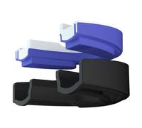 HUGEOAKS SG-III Sports Mouthguard, Multi-Layer Composite Material, Maximum Angular Protection, Extreme Power, for Boxing, Basketball, Lacrosse, Football, MMA and All Contact Sports (White-Blue-Black)