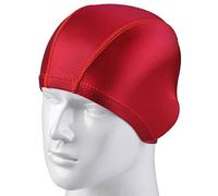 HugeStore Women Ladies Lycra Cloth Fabric Swimming Hat Swim Hat Cap Bathing Cap Red