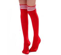HugeStore Women's Long Striped Socks, Overknee Stockings, Knee Stockings, Tights Socks, multicoloured, One Size