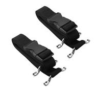 Hugexpen 53" Tv Safety Straps, RV TV Straps Hook and D Ring for Camper Traveling, Replacement for RecPro RV Furniture Tie-Down Strap (2 PCS)
