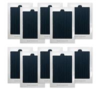 HUGEXPEN refrigerator air filter replacement 6 /10 pieces -carbon activity filter is compatible with Frigidaire Electrolux Pure Air Ultra Reduce odor. (10)