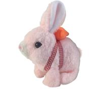 Huggable Rabbit Doll - Animated Walking Barking Wagging Bunny for Kids | Plush Toy with Soft, Engaging Educational, Playmate for Home Bedroom Living Room Entertainment Gift for Girls Boys