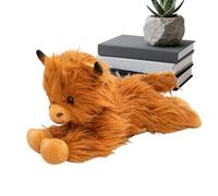 Huggable Ranch Livestock Doll, Charming Pasture Calf Plush, 14 Inch Bovine Toy, Soft Cotton Figure with PP Filling, Bedroom Display Accent with Rustic Style, Relaxation Present for Youth Ladies Family