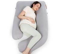 Huggable - U Shaped Cotton Maternity Body Pillow | Color: Gray | Ship to: UK
