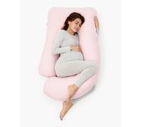 Huggable - U Shaped Cotton Maternity Body Pillow | Color: Pink | Ship to: US