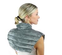 Huggaroo Embrace Microwave Heating Pad - Cordless Weighted Shoulder and Neck Wrap With Lavender Aromatherapy for Pain Relief, Comfort, and Relaxation