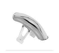 Hugger Fender Retrofit Mudguard Mud Flaps Splash Guard Motorcycle Front For CG125 Retro Black/Chrome Motorbike Accessories Motorcycle Mudguard Cover(Chrome)