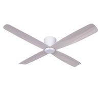 Beacon Lighting Beacon ceiling fan Fraser white/oak DC quiet Ø 132 cm