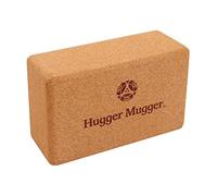 Hugger Mugger Cork Yoga Block - Naturally Grippy Texture, Durable, Made from Renewable Cork, Rounded Edges for Comfort, Great for Sweaty Hands BL-CORK