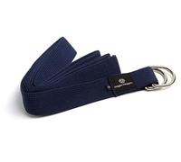 Hugger Mugger D-Ring Yoga Strap (Navy, 10 ft.)