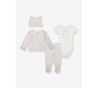 HUGGIES 4-piece newborn set beige
