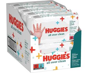 Huggies All Over Clean Baby Wet Wipes 56 Pieces - Pack of 10