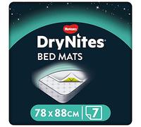 Huggies DryNites Disposable Bed Mats, Mattress Protector, 4 Packs of 7 Mats (28 Mats Total)