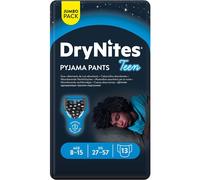 Huggies DryNites, Boys Pyjama Pants, Sizes 8-13 Years (52 Pants) Discrete Night Time Pants Maximum Protection to Manage Child and Teen Bed Wetting