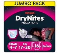 Huggies DryNites Girl 4-7 years ( 17-30kg ) x16 Frozen