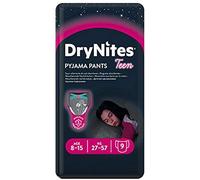 Huggies DryNites Girl's Pyjama Pants, 8-15 Years (27 Pants)