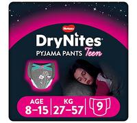 HUGGIES DRYNITES GIRL 8-15YEARS 9