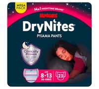 Huggies Drynites Oyjama Pants Age 8-13 Girl Mega 23Pk