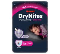 Huggies Drynites Pyjama Pants 3-4 Years 16 Pack
