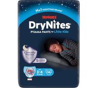 Huggies DryNites Pyjama Pants Boy 3-5 Years, Pack of 16