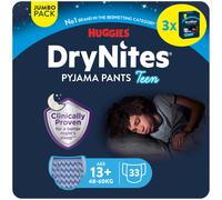 HUGGIES DryNites, Pyjama Pants, Boys 13+ Years (48-60KG), 33