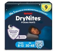 Huggies DryNites Bedwetting Pyjama Nappy Pants, Boy Age 8-13 (30-48 kg) 9 pants