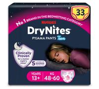 HUGGIES DryNites, Pyjama Pants, Girls 13+ Years (4
