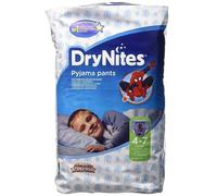 Huggies DryNites Spiderman Pyjama Pants 4-7 yrs, 30 Pack - Stretchable Sides, Overnight Protection (HJ8U)