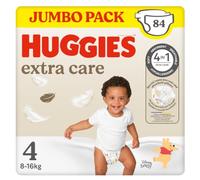 Huggies Extra Care Nappies Size 4, 84 Nappies, 8kg-16kg