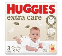 Huggies Huggies Extra Care Size 3 (4-9Kg), Pack of 40 Nappies - 1180