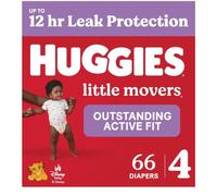 Huggies Little Movers Diapers Size 4, 66 Count