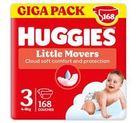 Huggies Little Movers Nappies Size 3 (4-9 kg) Ultra Absorbent Disney Design Pack of 168