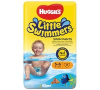 Huggies Little Swimmers Disposable Swim Nappies for Babies and Children Size 5-6 (12-18 kg), 11 Bath Nappies, Unisex