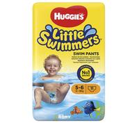 HUGGIES LITTLE SWIMMERS DISPOSABLE SWIM NAPPIES SIZE 3-6 PACK OF 12 NAPPIES NEW