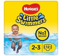 Huggies Little Swimmers, Swim Nappies-Size 2-3, 36 Pants Adjustable Tabbed Sides