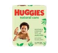 Huggies Natural Care Baby Wipes, 4 x 56 Count