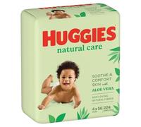 Huggies Natural Care Baby Wipes - 4 Packs (224 Wipes Total)