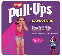 Huggies Pull-Ups, Explorers Nappy Pants for Girls - 1.5-3 Years, Size 4-5+ Pull Ups (24 Pants)