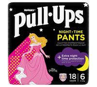 Huggies Pull-Ups, Trainers Night Nappy Pants for Girls - 2-4 Years, Pull-Ups Siz