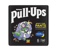 Huggies Pull-Ups, Trainers Night Nappy Pants - Size 6 , 15 kg+ Pull Up Nappies (36 Pants) - Extra Night Time Protection - Support for Consistent Potty Training Routines