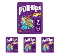 Huggies Pull-Ups Unisex Day Time Training Nappy Pants, Size 7 (18) (Pack of 4)