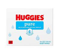 Huggies Pure Baby Wipes 0% Plastic 48s 12 pack