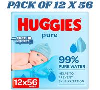 Huggies Pure Wipes 12 Pack
