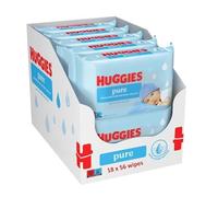 Huggies Pure Baby Wipes, 18 Packs (1008 Wipes)