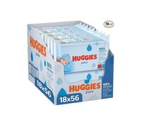 Huggies Pure, Baby Wipes, 18 Packs (1008 Wipes Total)