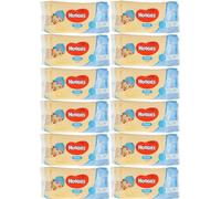 Huggies Pure Baby Wipes - 56 Wipes x 12